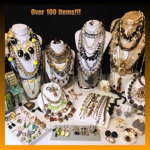 Huge jewelry lot many designer signed